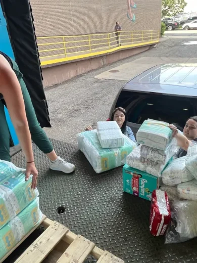 Pallet Of Diapers